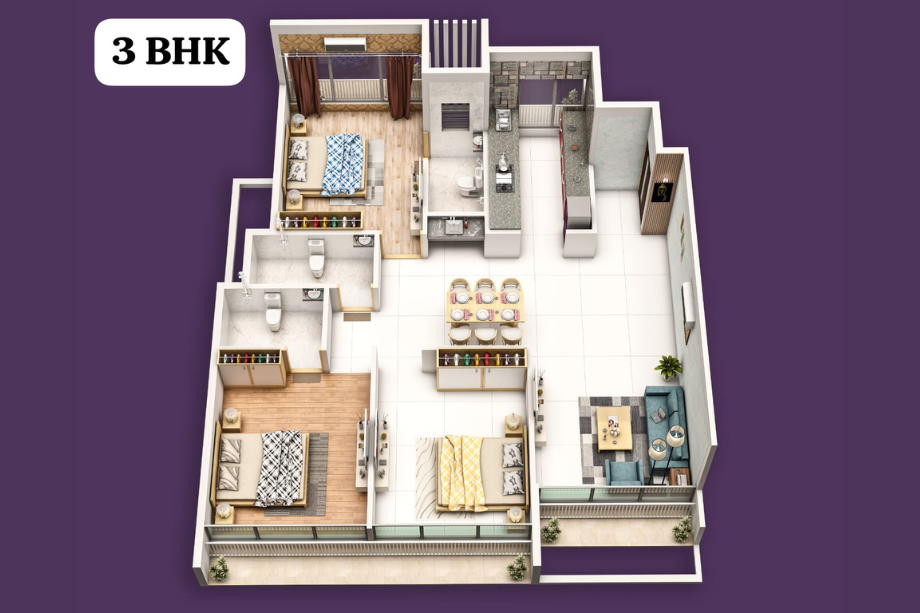 Aramus-Rudra-Floor-Plan-3-BHK
