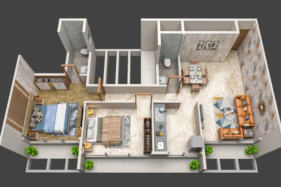 Neelkanth-Darshan-Floor-Plan-2 BHK-1315-Sqft