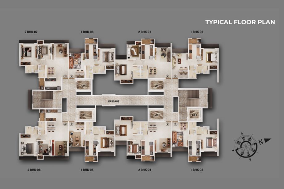 Vihang-ELysia-Thane-Infnity-Typical-Floor-Plan
