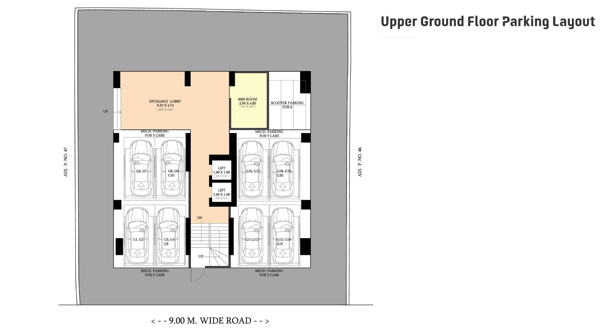 Sapra-Power-Terrace-Upper-Ground-Floor-Parking-Plan