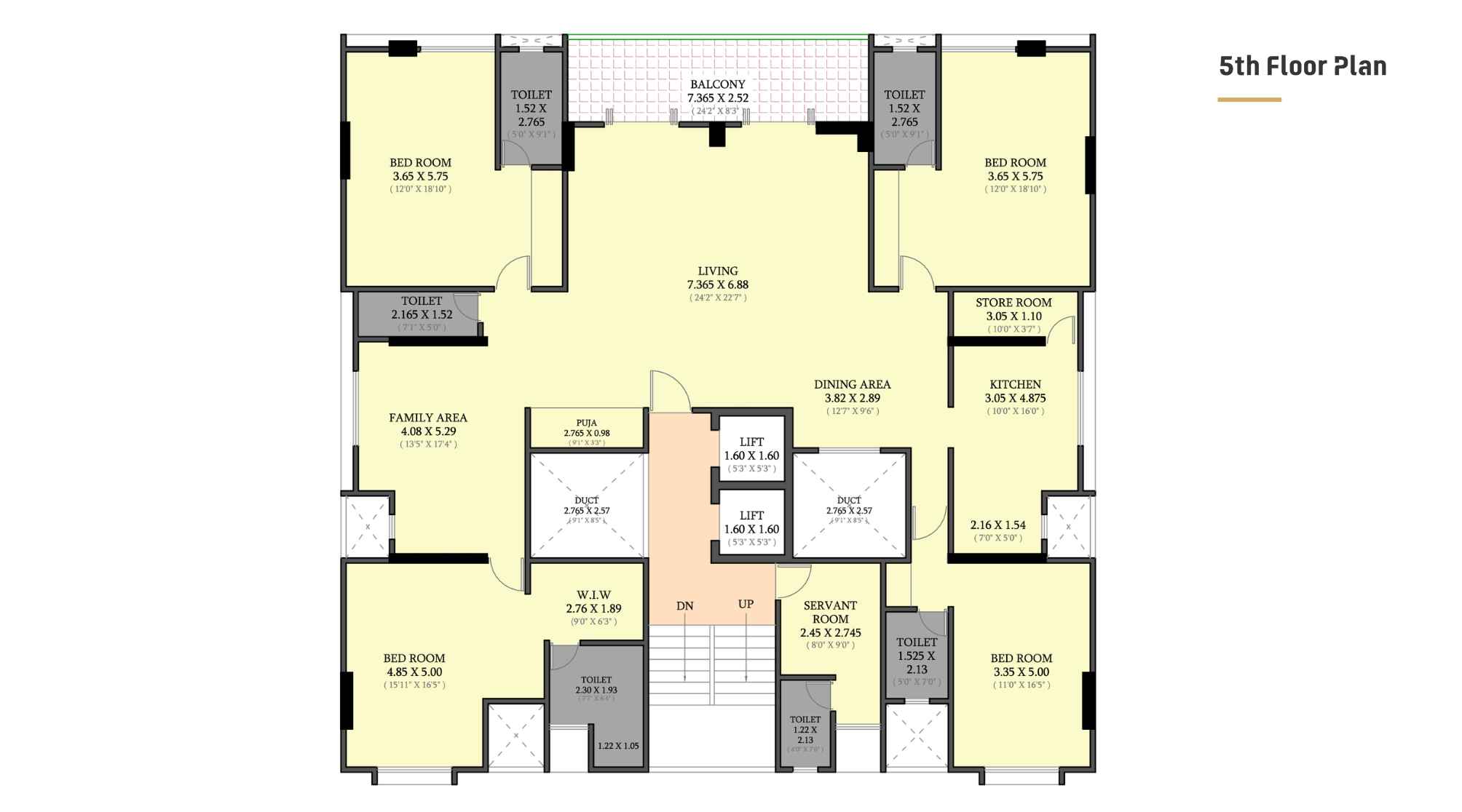 Sapra-Power-Terrace-5th-Floor-Plan