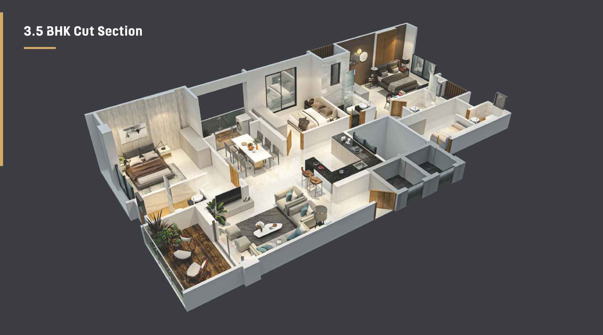Sapra-Power-Terrace-3.5-BHK-Cut-Section