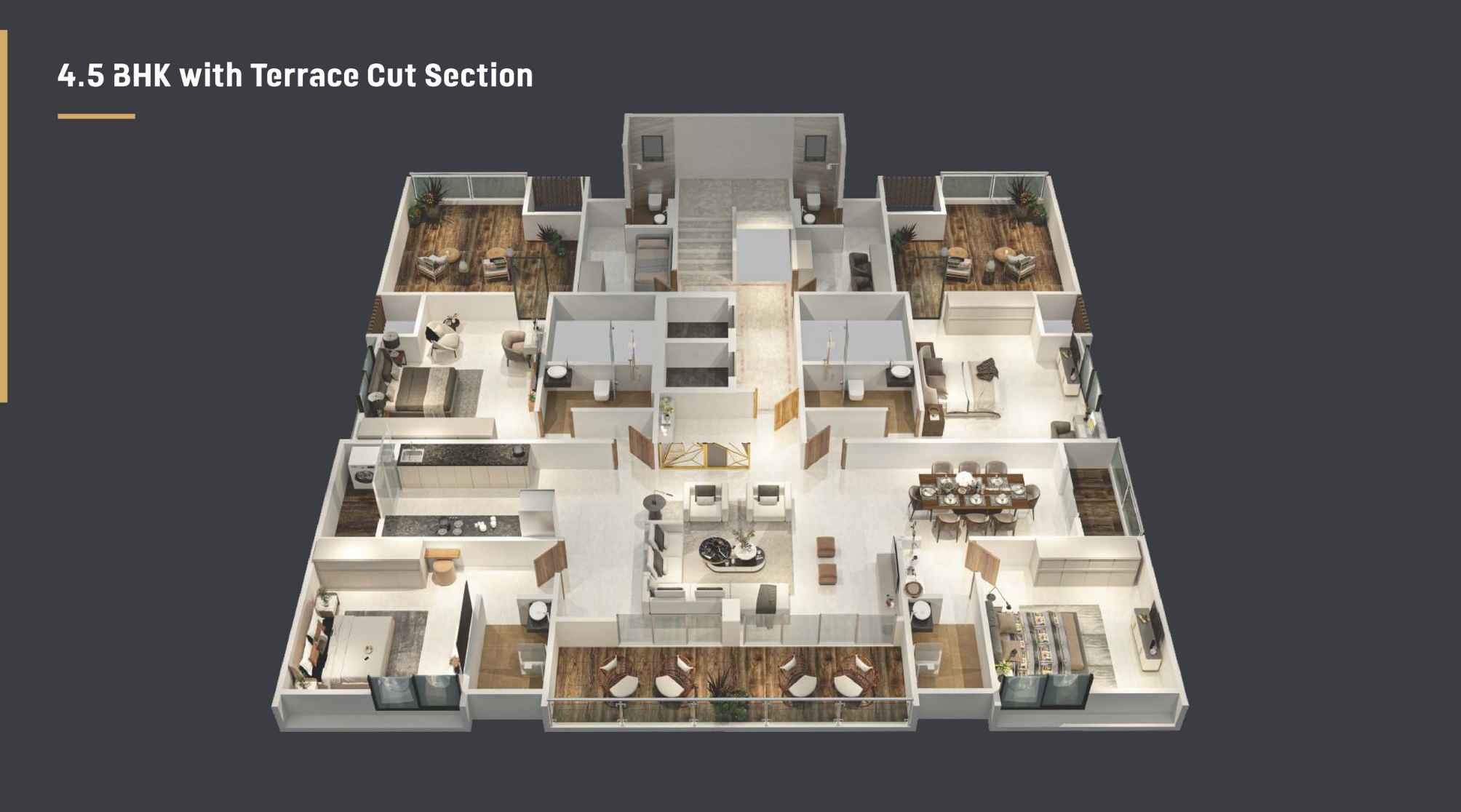 Sapra-Power-Terrace-4.5-BHK-With-Terrace-Cut-Section