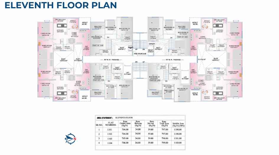 Ashtavinayak-Airavat-Eleventh-Floor-Plan