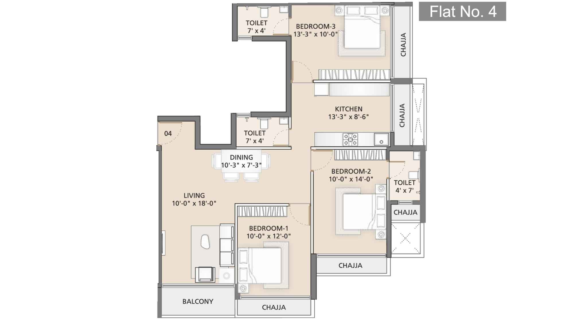 Uma-Ananta-floor-plan-flat-no-4