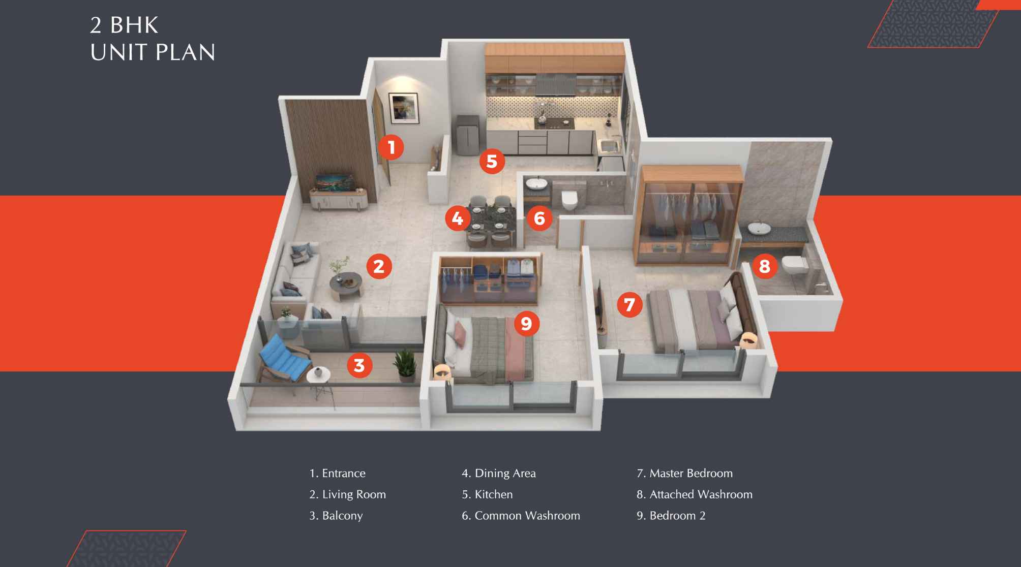 Saniket-WYCE-Exclucity-2-BHK-Unit-Plan