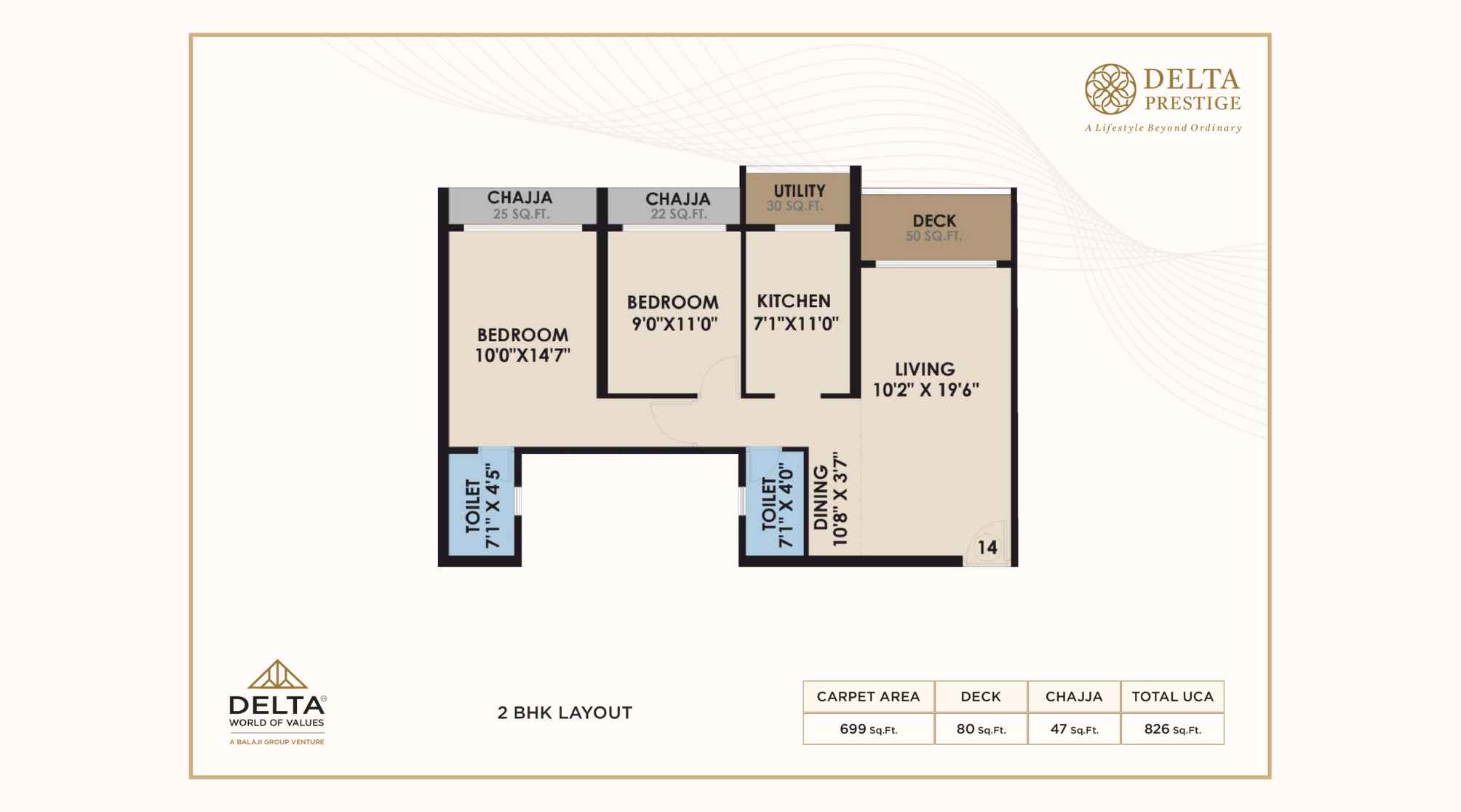 Delta-Prestige-2-BHK-826-Sqft