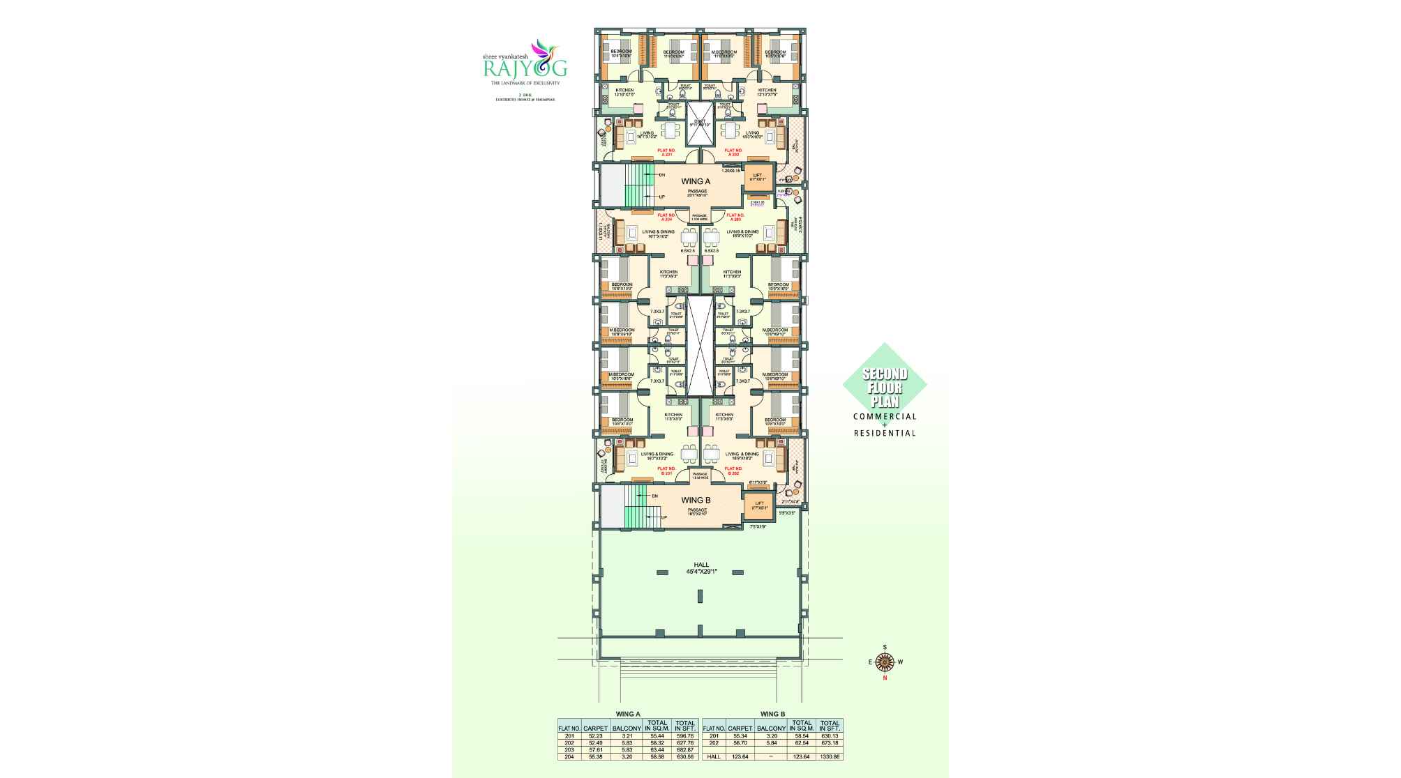 Rajyog-Second-Floor-Plan