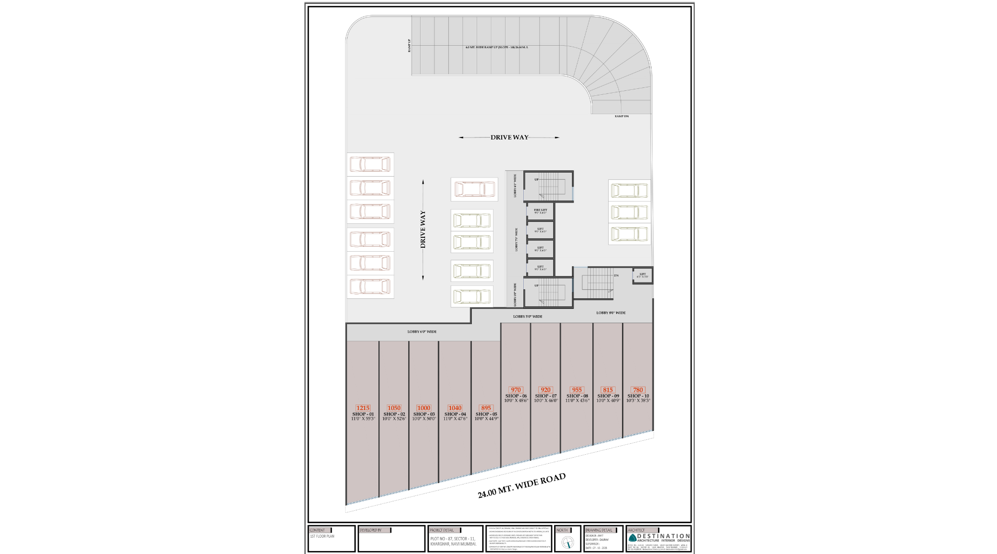 Shreeji-Infinity-1st-Floor-Plan