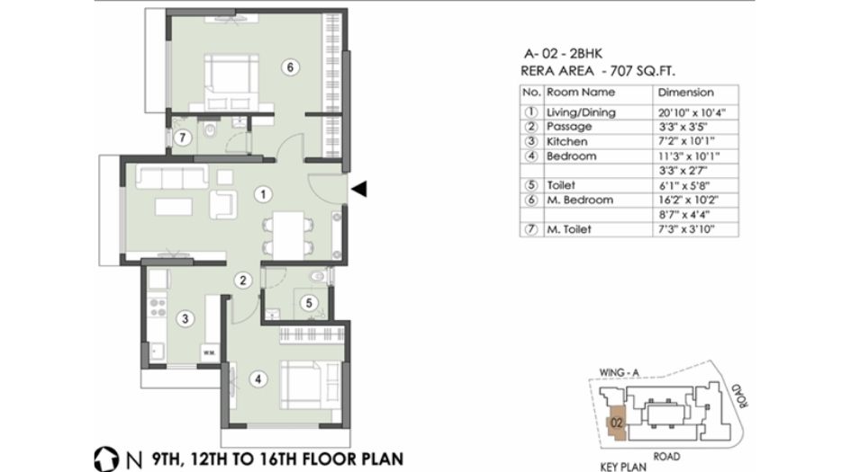 Sajay-Naumi-shresht-Floor-plan-707-sqft