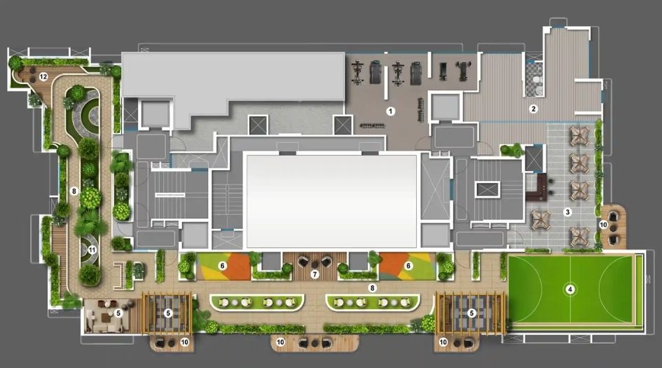 Sajay-Naumi-shresht-Amenity-Floor-Layout