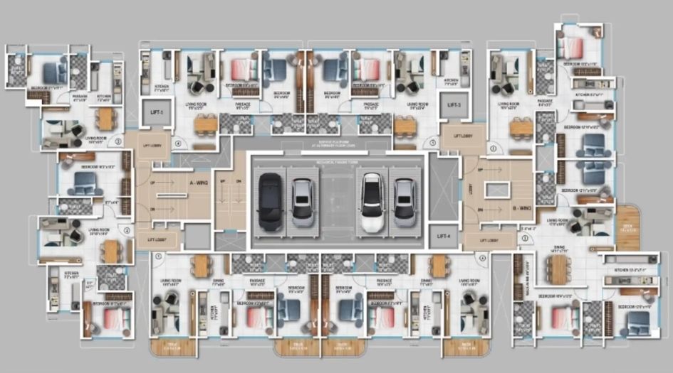 Sajay-Naumi-shresht-Typical-FLoor-Layout