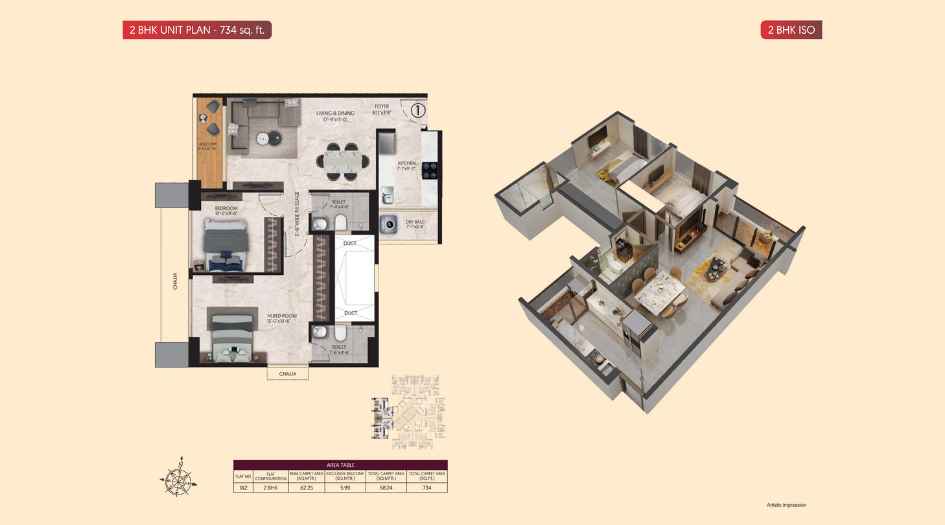 Inspira-Aura-2-BHK-734-Sqft
