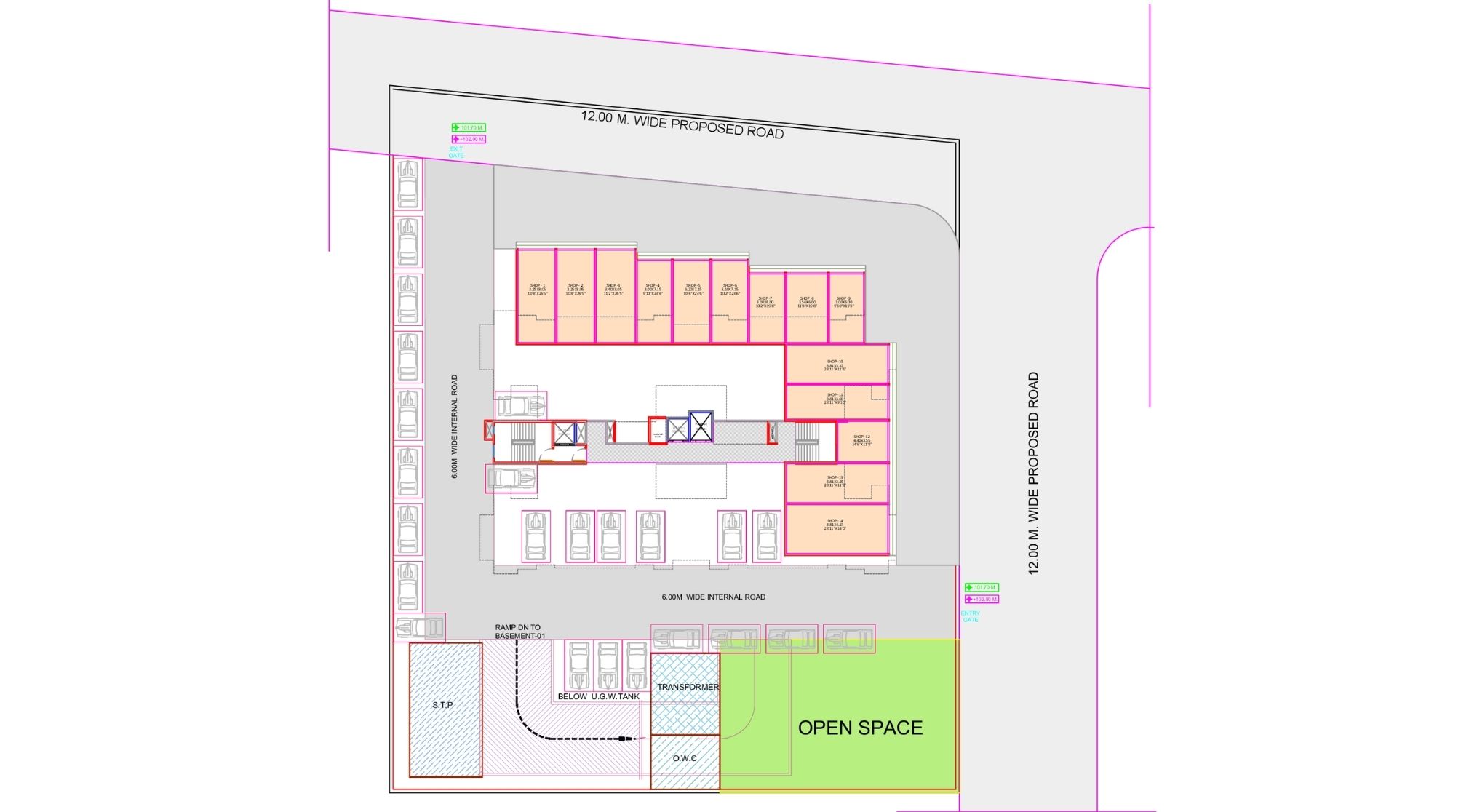 Sujit-Sky-Lavish-Ground-Floor Typical-Floor-plan