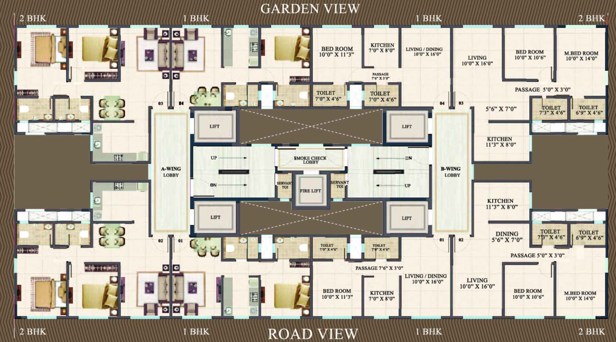 Crescent-Horizon-garden-road-view