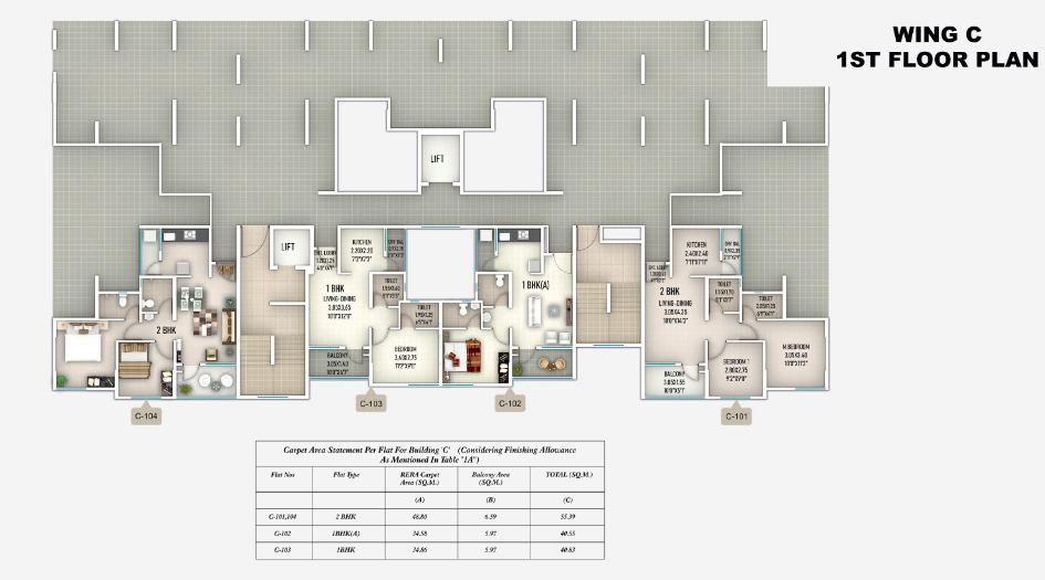 Sanskruti-Meander-Wing-C-1-st-Floor-Plan