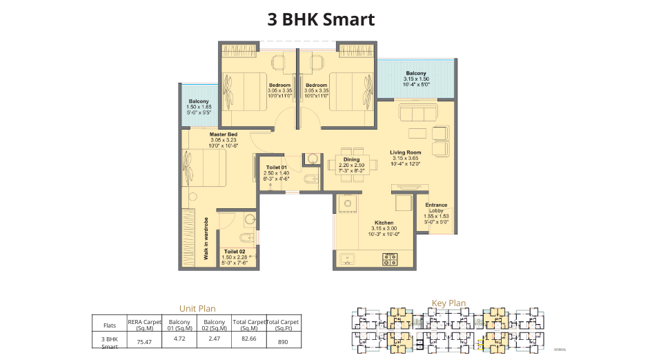 Goyal-My-Home-Floor-Plan-3-BHK-Smart