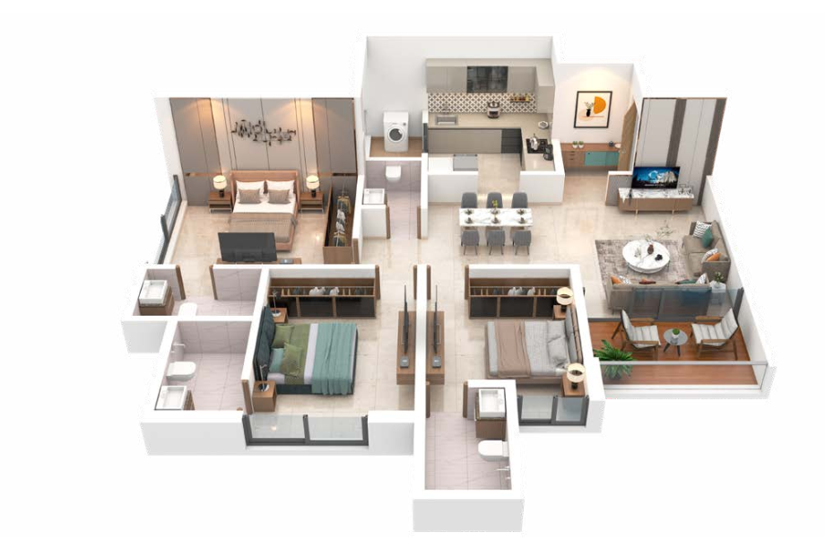 ANP-Ultimus-Floor-Plan-3-BHK