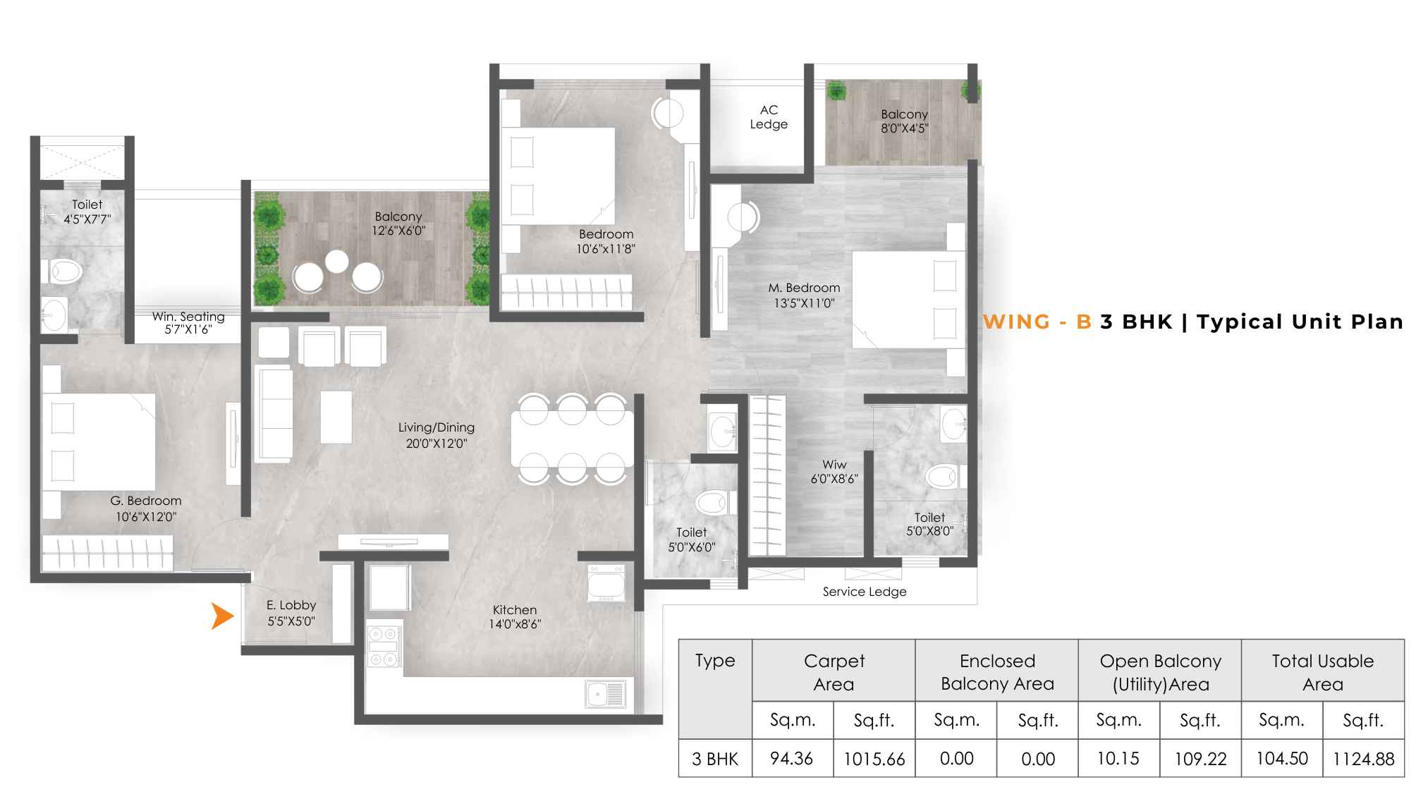 AR-Mirador-3-bhk-typical-unit-plan