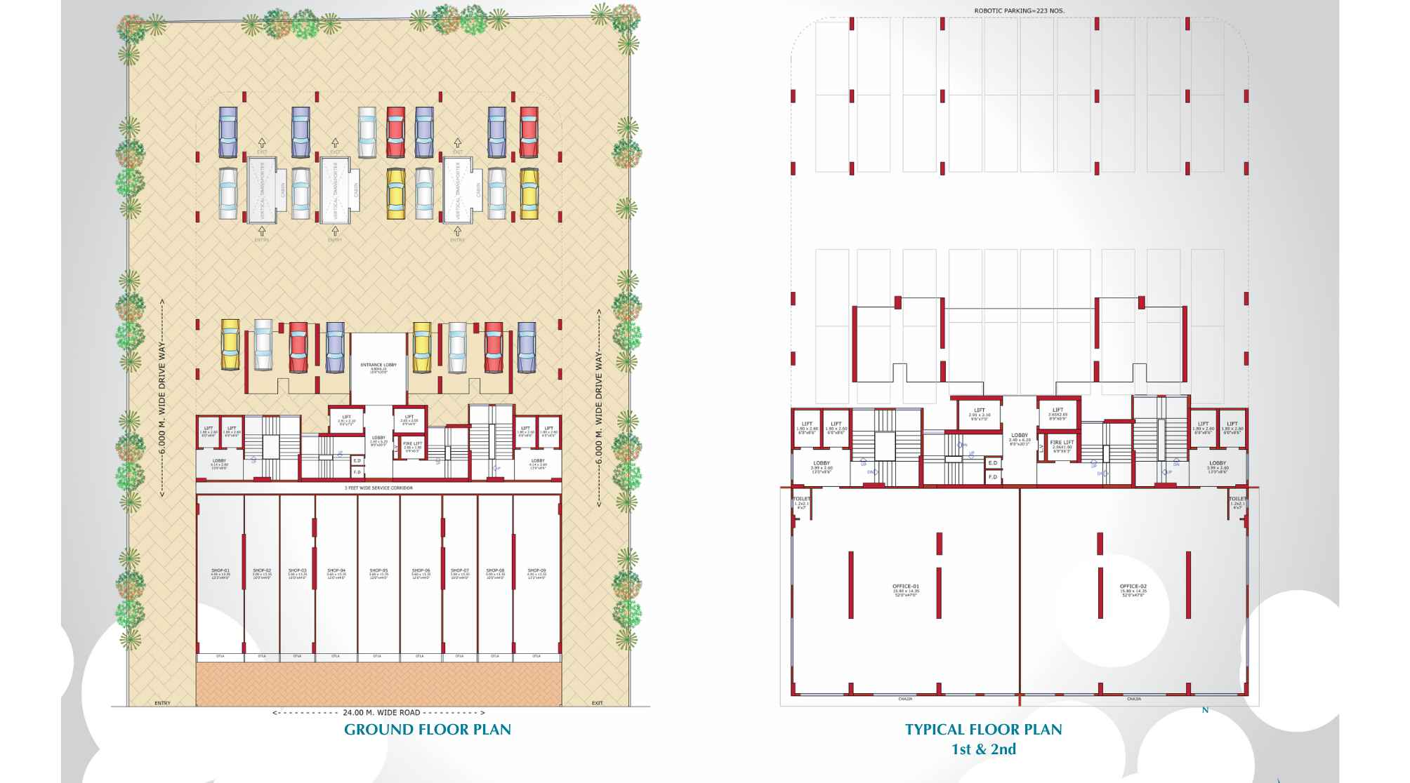 Juhi-Elegance-ground-&-typical-floor-plan