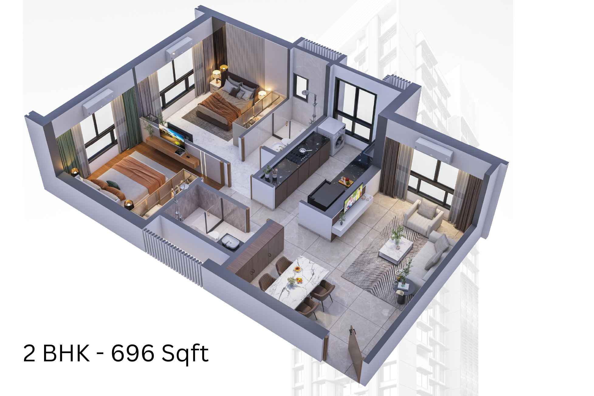 Satviki-Horizon-Floor-Plan-2-BHK-696-Sqft