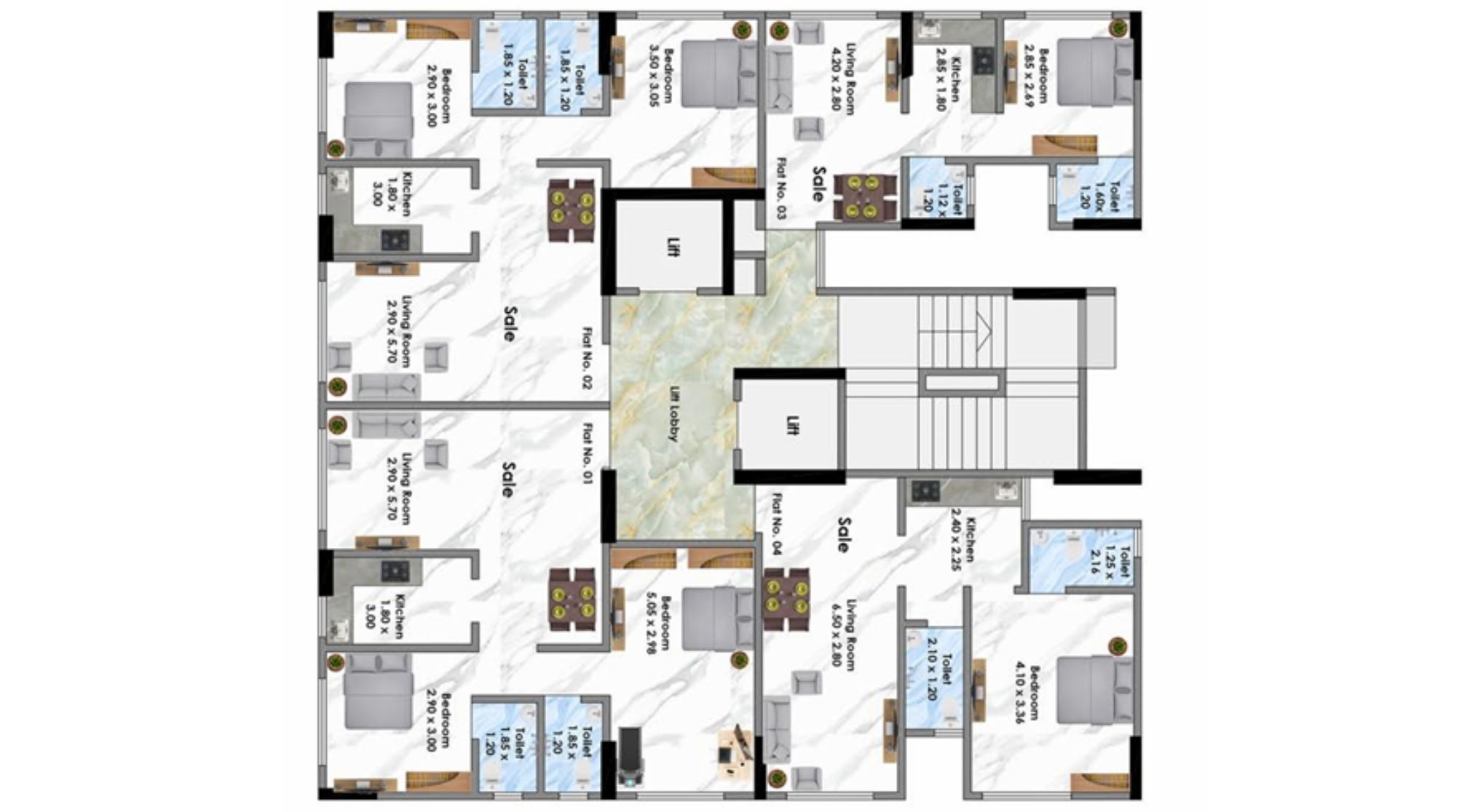 Mass-Mondeal-Typical-Floor-Plan-11th-floor