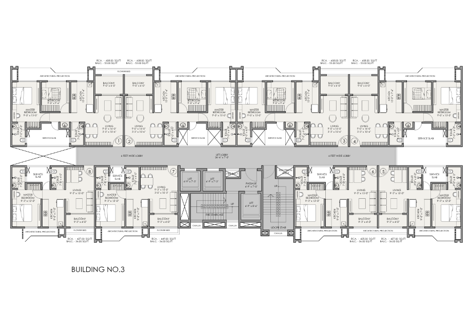 Ramdev-Avighna-Sky-Typical-Floor-Plan