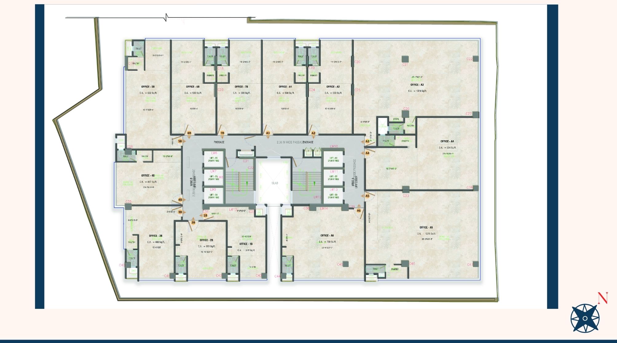 Yura-Business-Park-Typical-Floor-Plan
