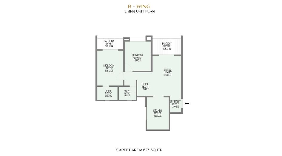 Sai-Pleasure-Gallery-2BHK-Floor-Plan