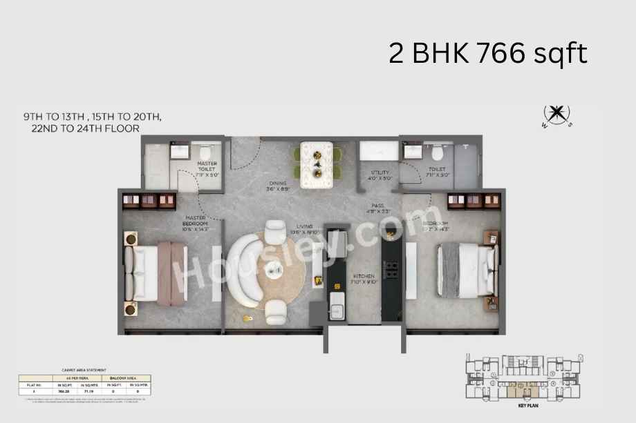 Vista-Residences-2-BHK-766-sqft