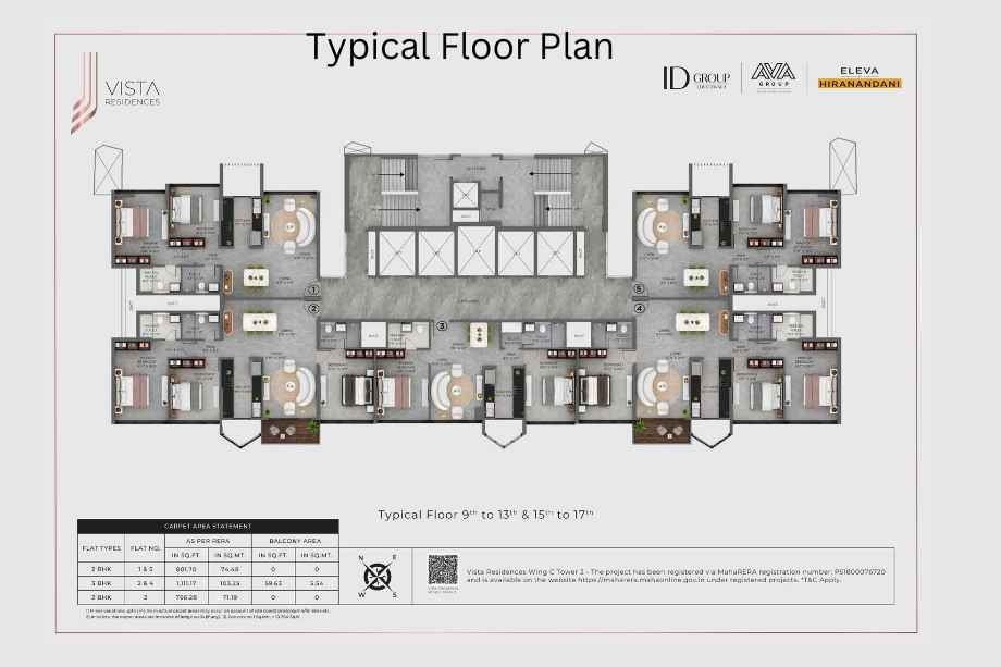 Vista-Residences-Typical-Floor-Plan