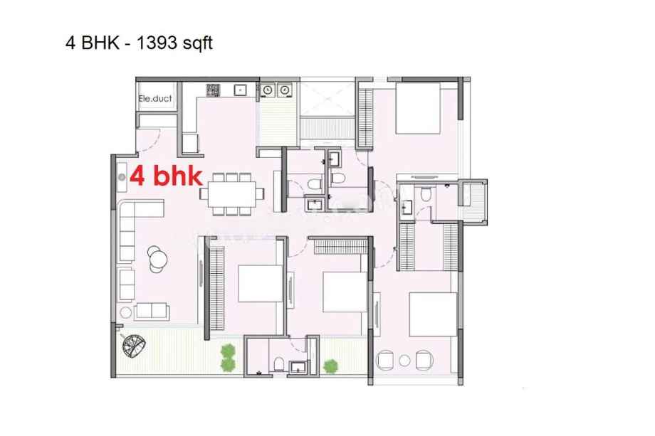 Pristine-O2-World-4-bhk