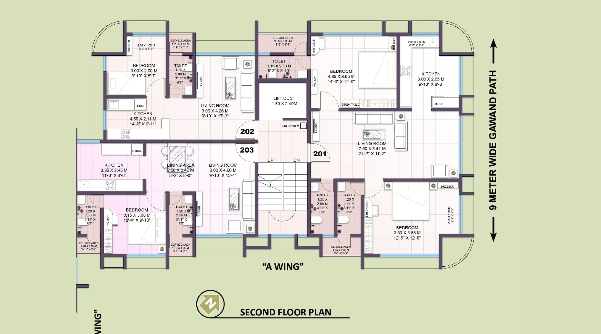 Magnum-Omkar-and-Parinita-Typical-Floor-Plan-2nd floor