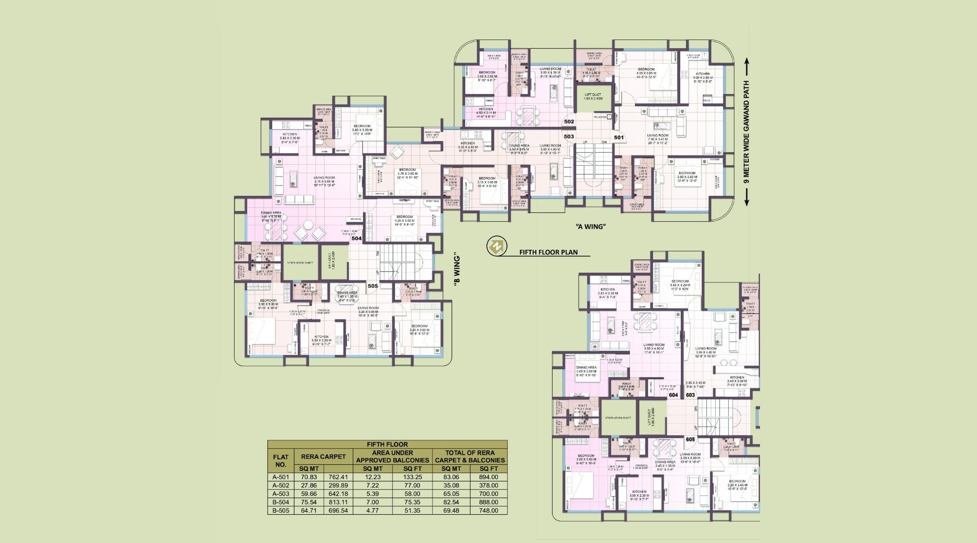 Magnum-Omkar-and-Parinita-Typical-Floor-Plan-5th-floor