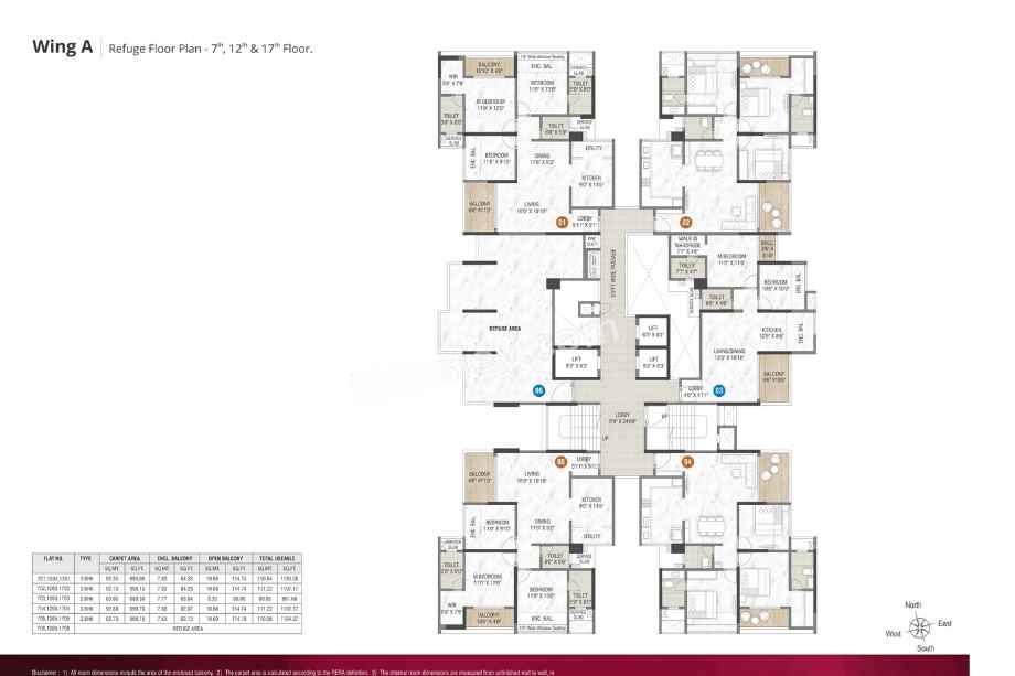 Millennium-Samriddhi-typical-floor-plan