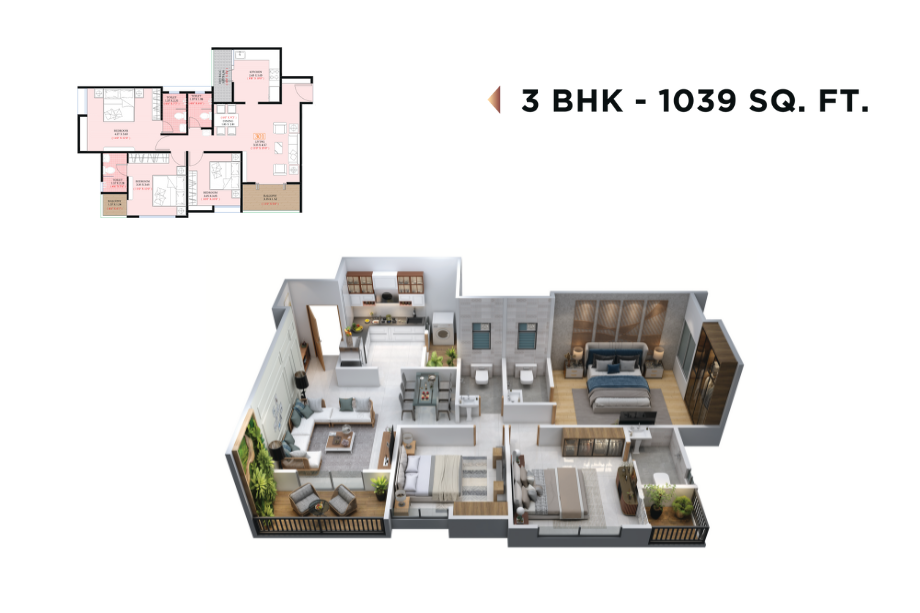 Eternity-Towers-Floor-Plan-3-BHK-1039-Sqft