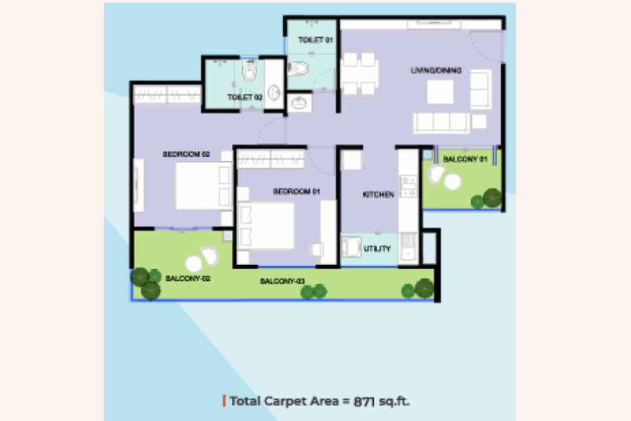 Ganga-Asmi-2-BHK-871sqft