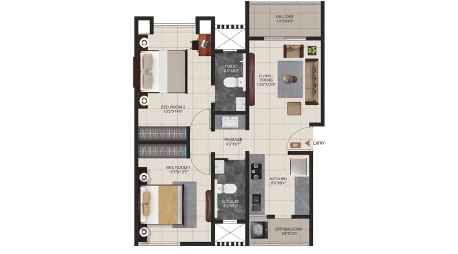 Kshitij-Residency-Gallery-2BHK-720sqft-unit-plan
