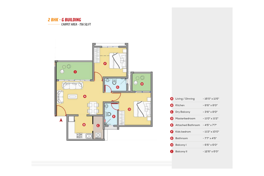 Sukhwani-Skylines-Floor-Plan-2-BHK