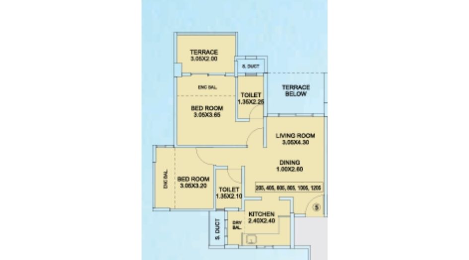 Amit-Asotnia-Classic-2BHK-690sqft-unitplan