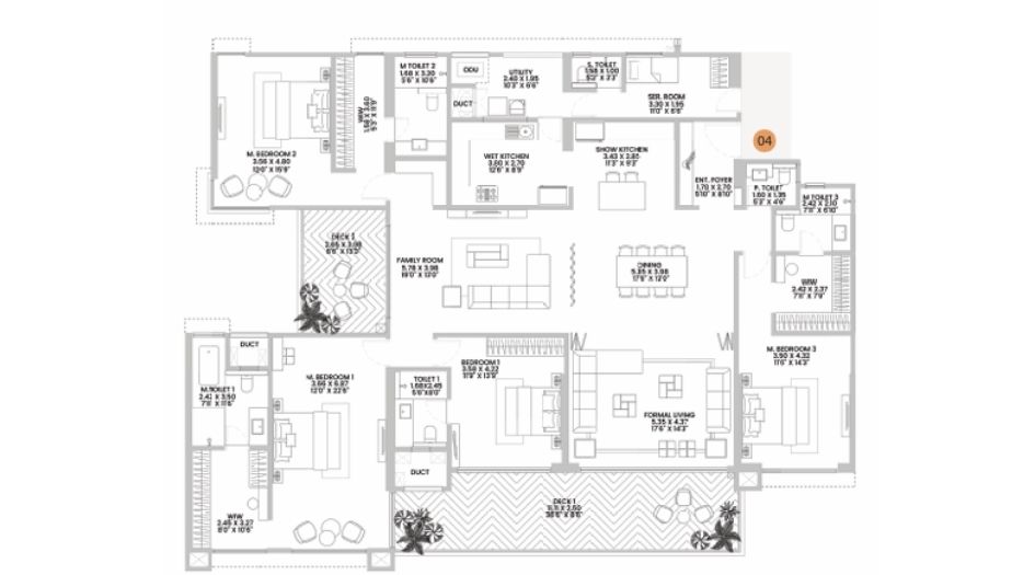 Hellios-at-Raheja-Galaxy-4BHK-3112sqft-unitplan