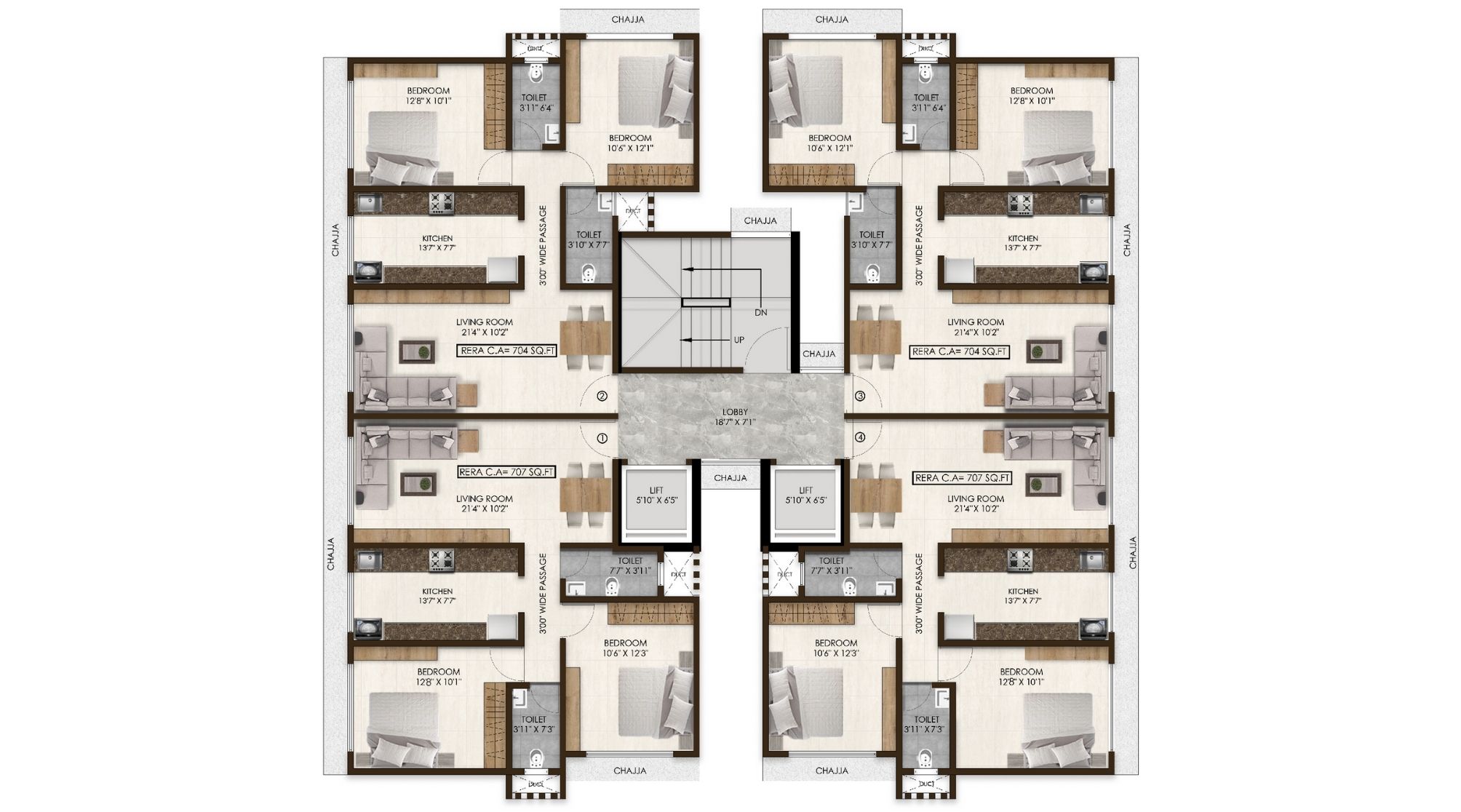 PCPL-You-&-I-Typical-Floor-Plan