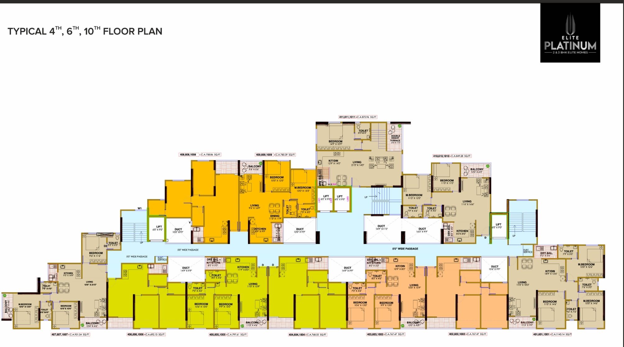 Elite-Platinum-Typical-Floor-Plan-Even-Floor