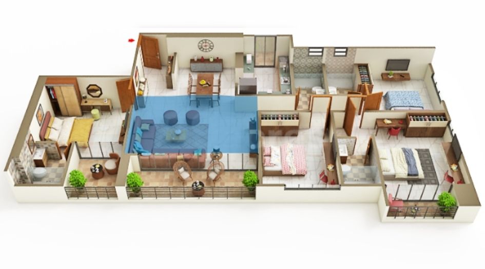 Nyati-Evania-Gallery-4BHK-1809-sqft-Floor-Plan