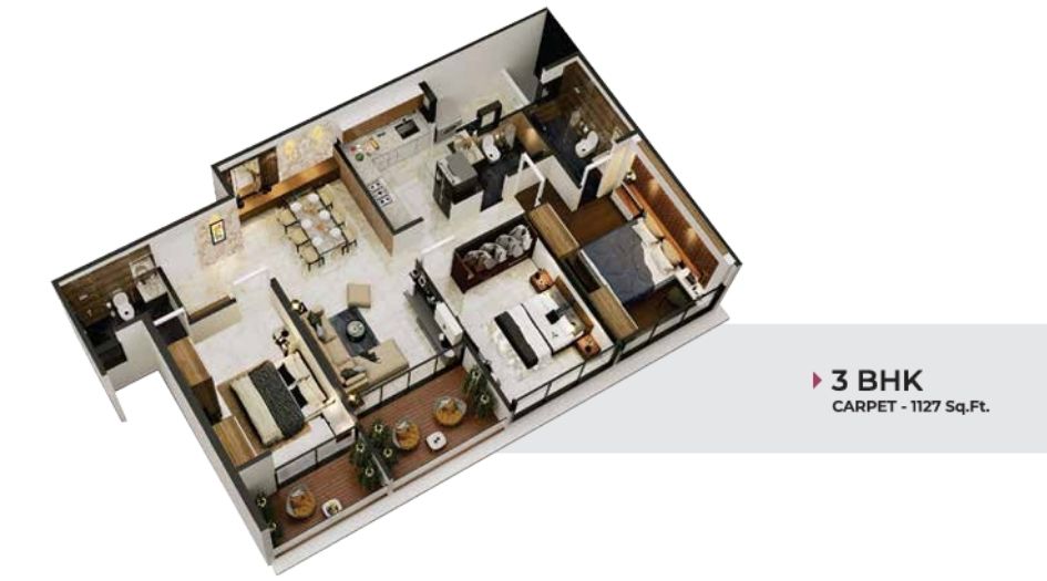 Ellanza-Zenistry-3BHK-1127-sqft-Floor-Plan
