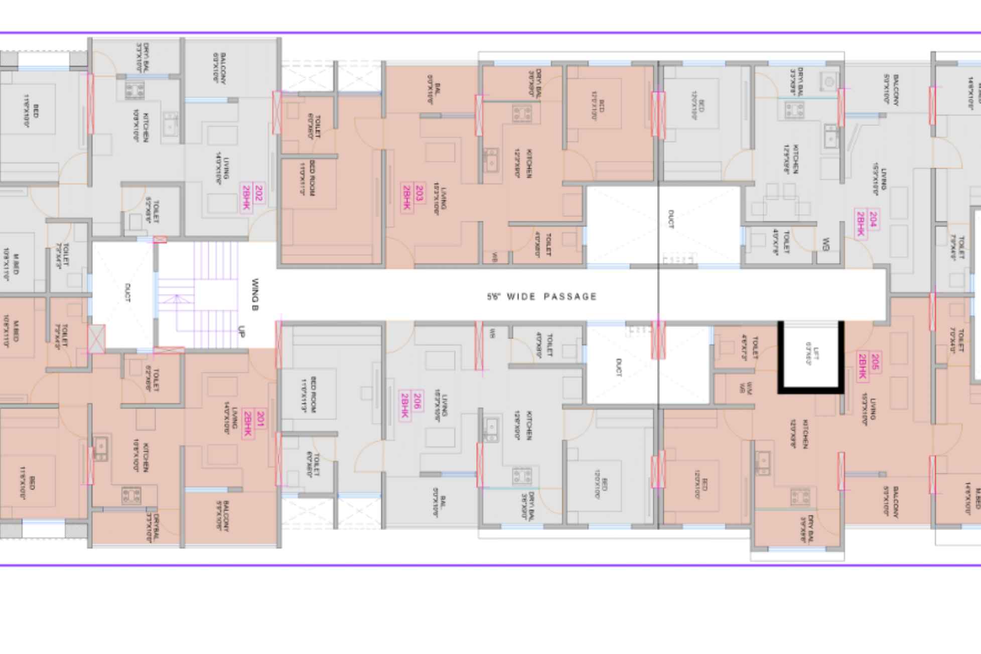 Renuka-Madhuban-2BHK-Floor-Plan--WingB-815-Sqft