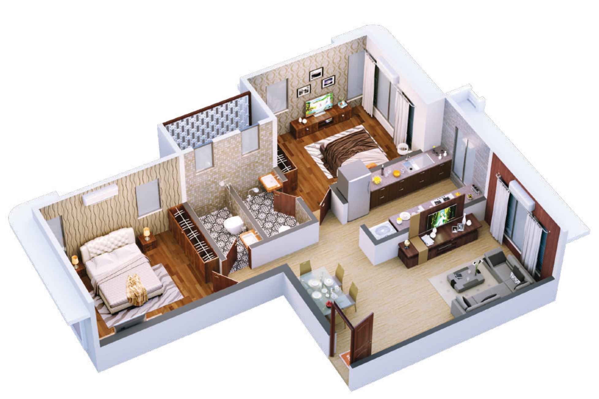 Zee-Manubharati-Floor-Plan-2-BHK-743-Sqft-Wing-A