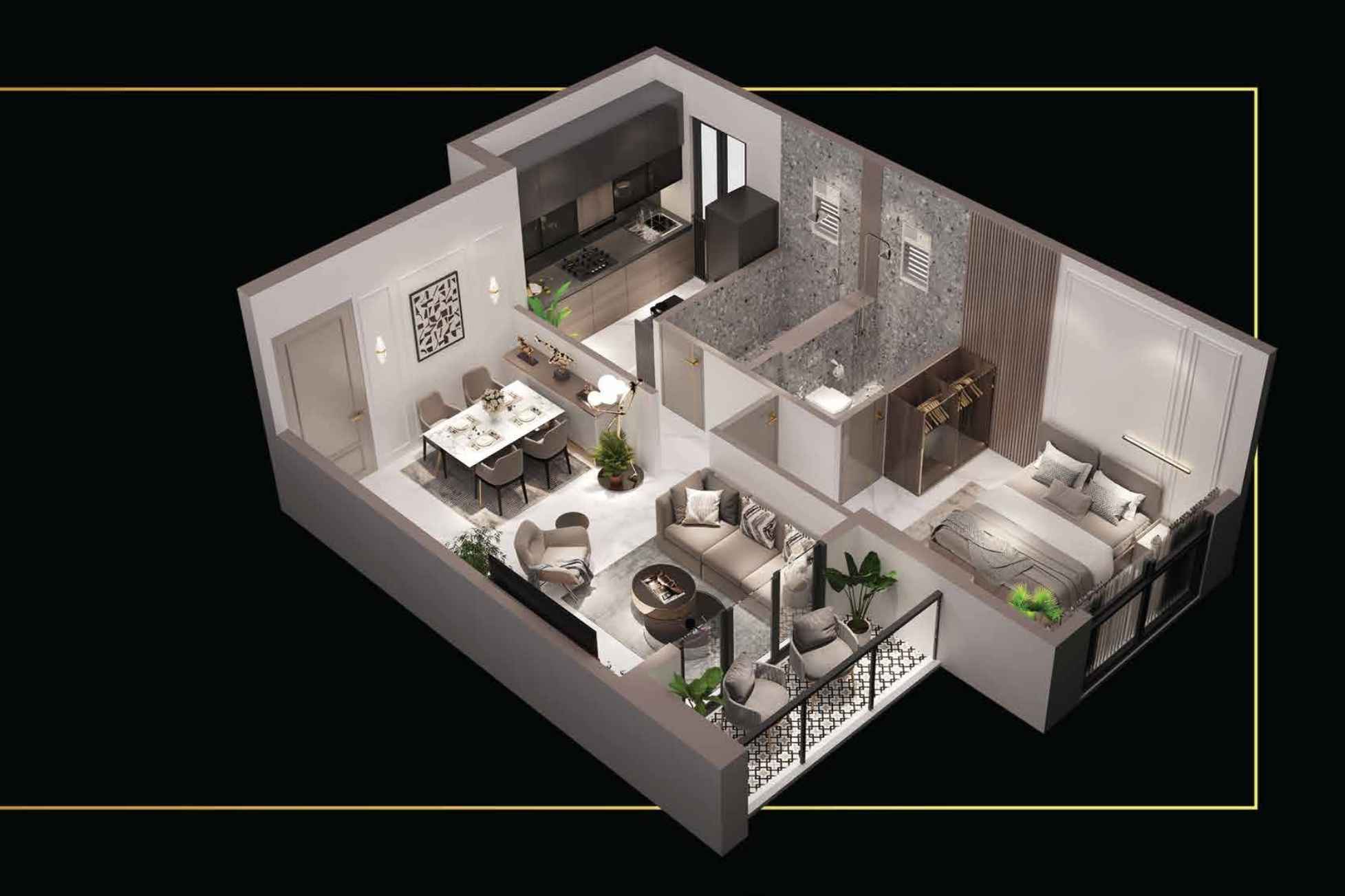 Esto-Arkis-floor-plan-1BHK-Pvt-Deck-519-Sqft