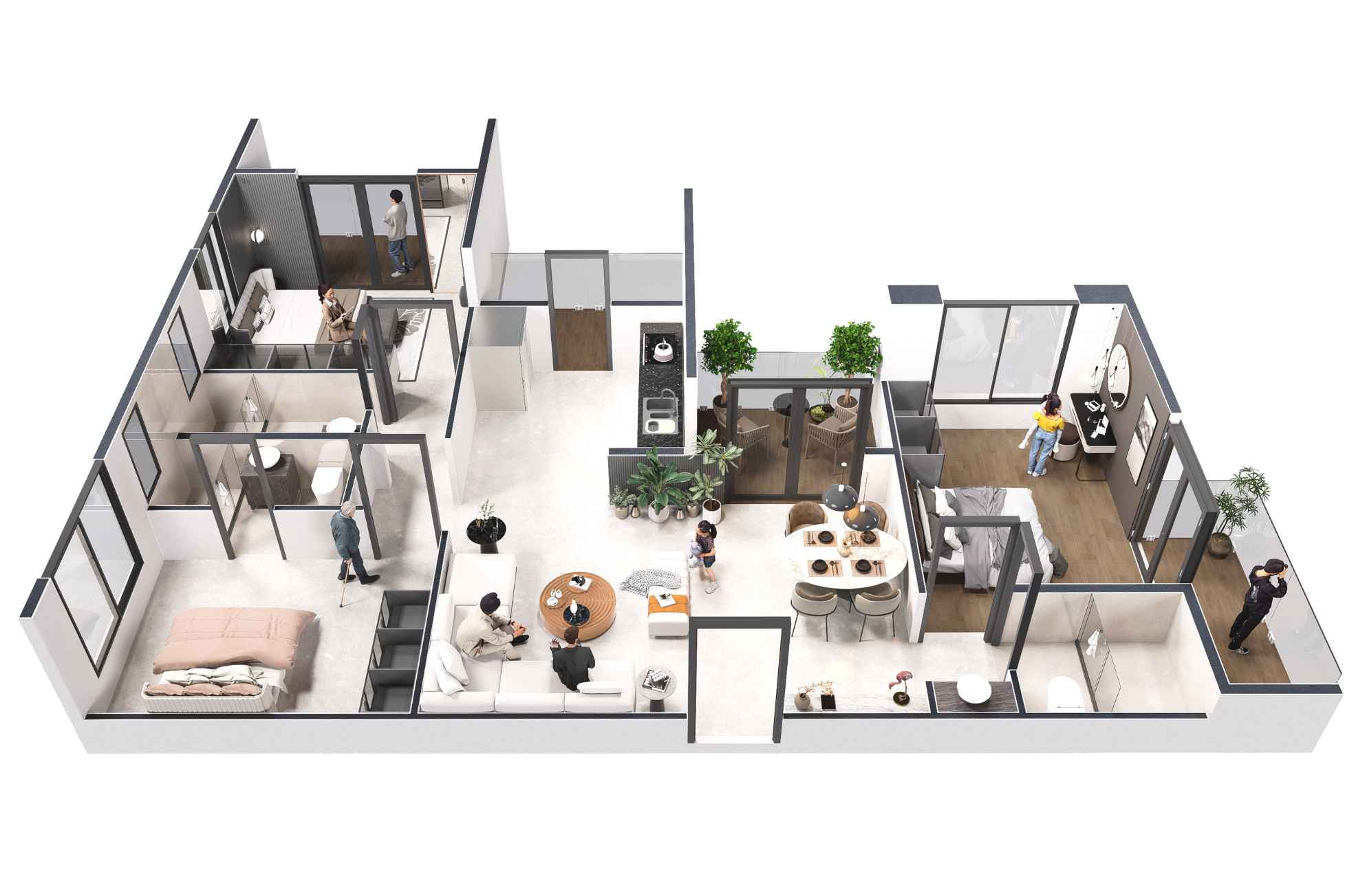 Akruti-Skyrise-3-BHK-Floor-plan