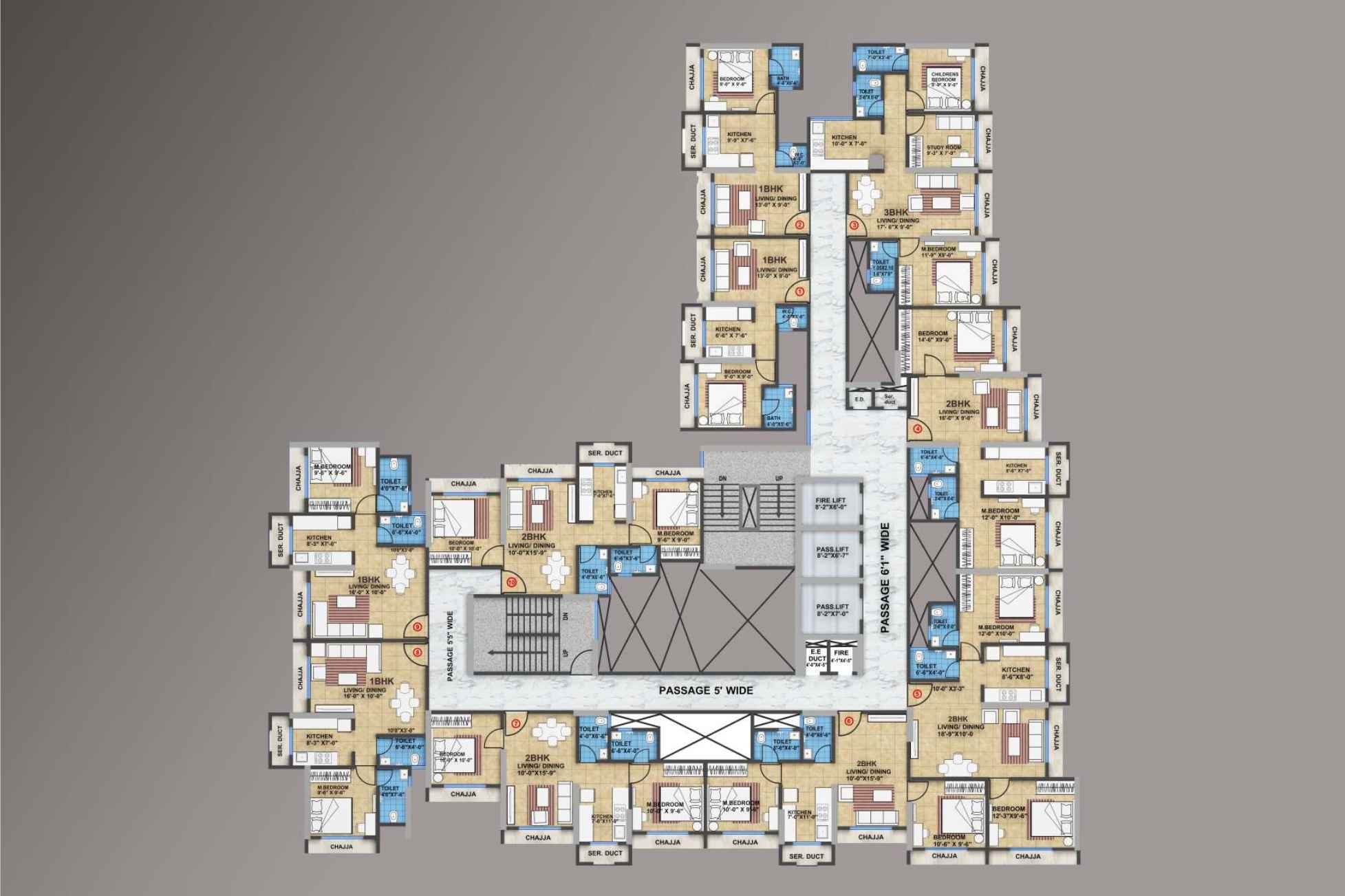 Nemmi-Panchganga-Typical-Floor-Plan
